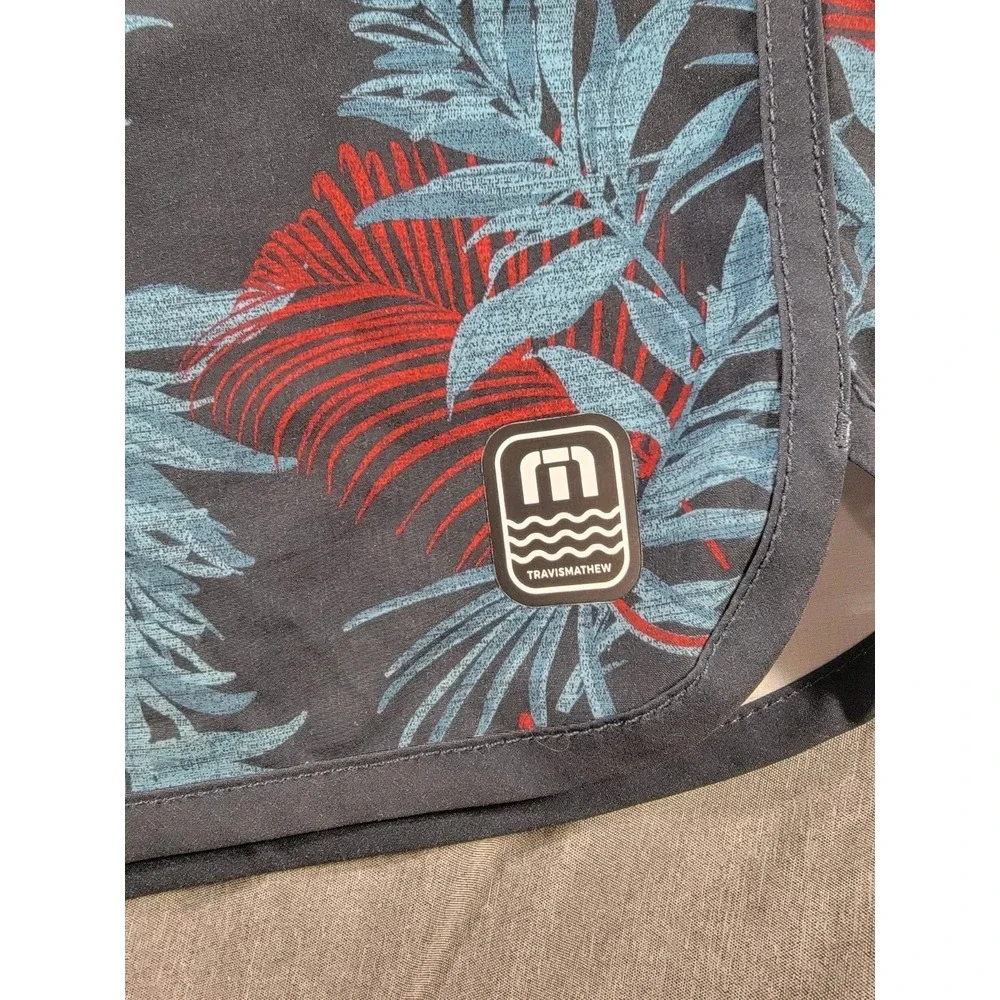 Travis Mathew Party Hearty Board Shorts Swim Trunks‎ Mens 38x9 Pockets